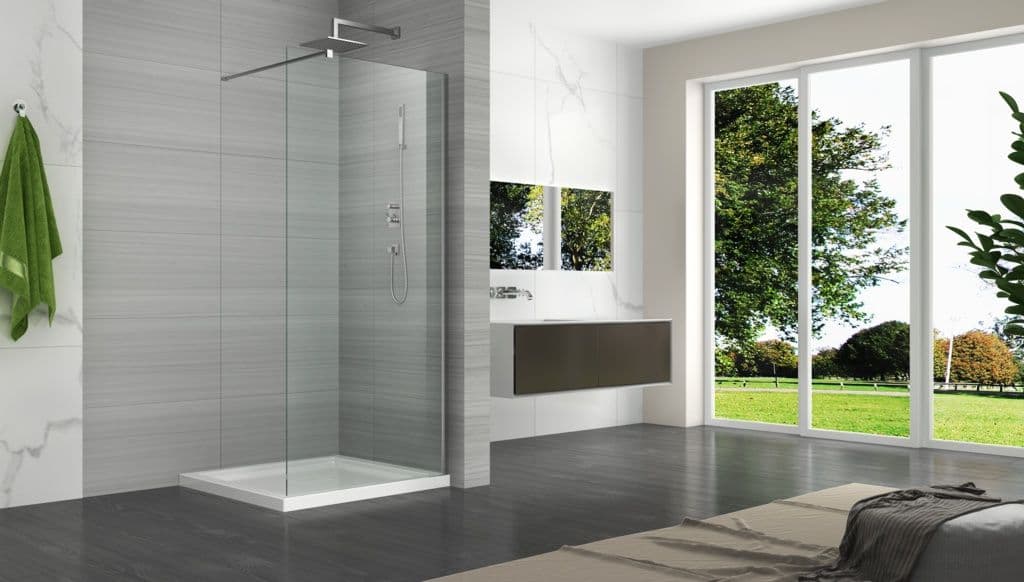 Giavani Glass Wetroom Panel - 8mm x 1000mm