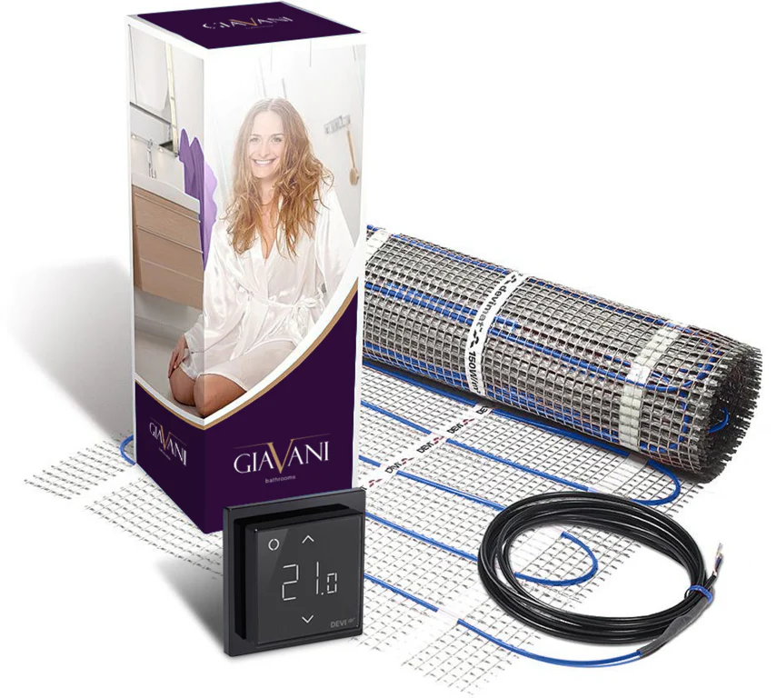 Giavani Underfloor Heating Mat - 200W - 2.0M2