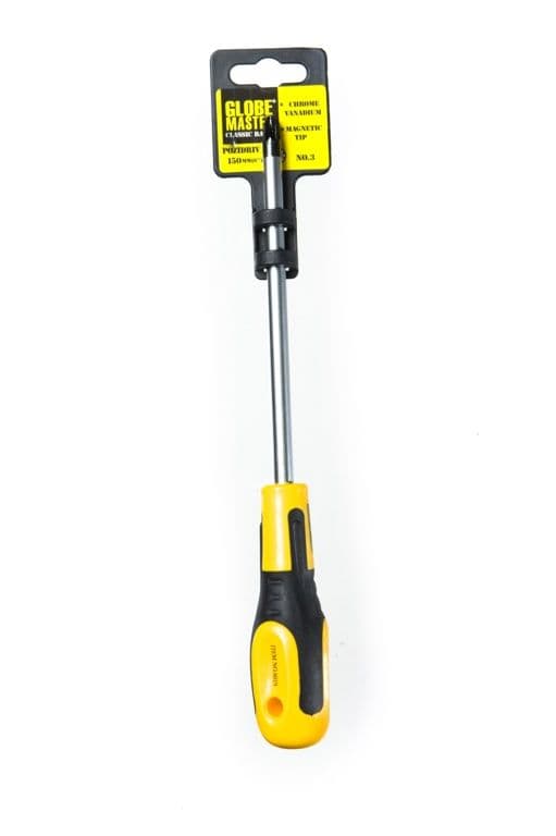 Globemaster Pozidrive Prof Screwdriver No3 - 150mm No.3 (6")