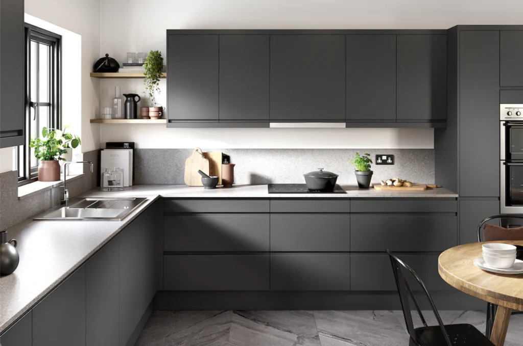 Gower Rapide+ Capri Dark Matt Grey Cooker Hood Unit - 600mm