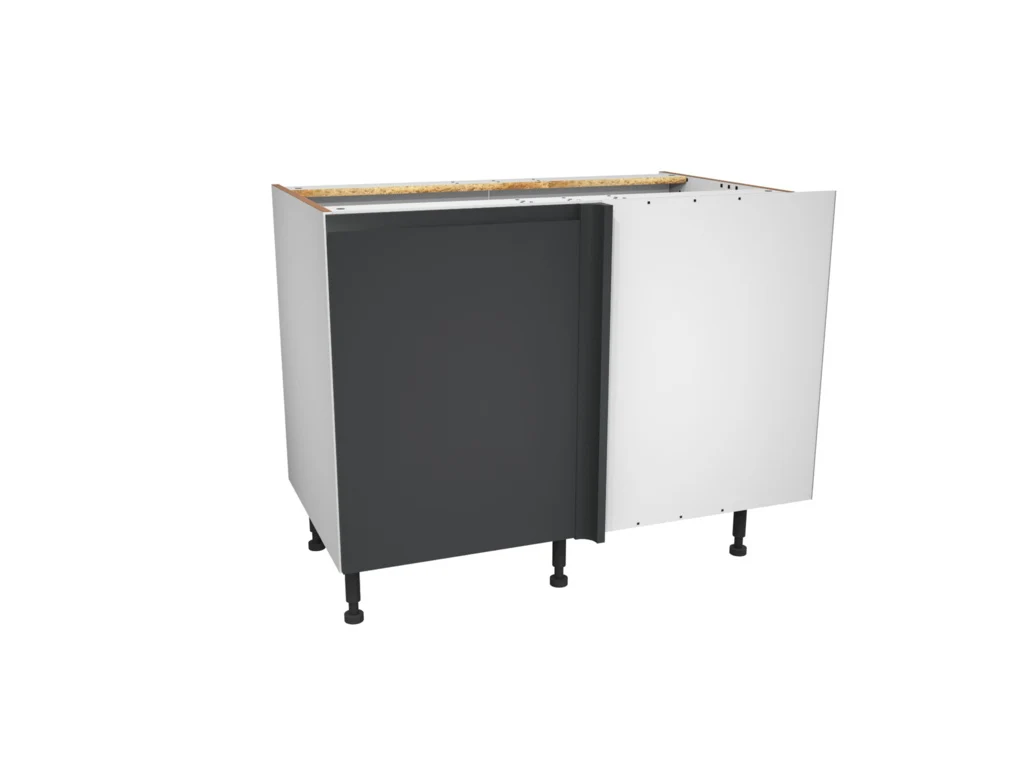 Gower Rapide+ Capri Dark Matt Grey Corner Base Unit - 1000mm