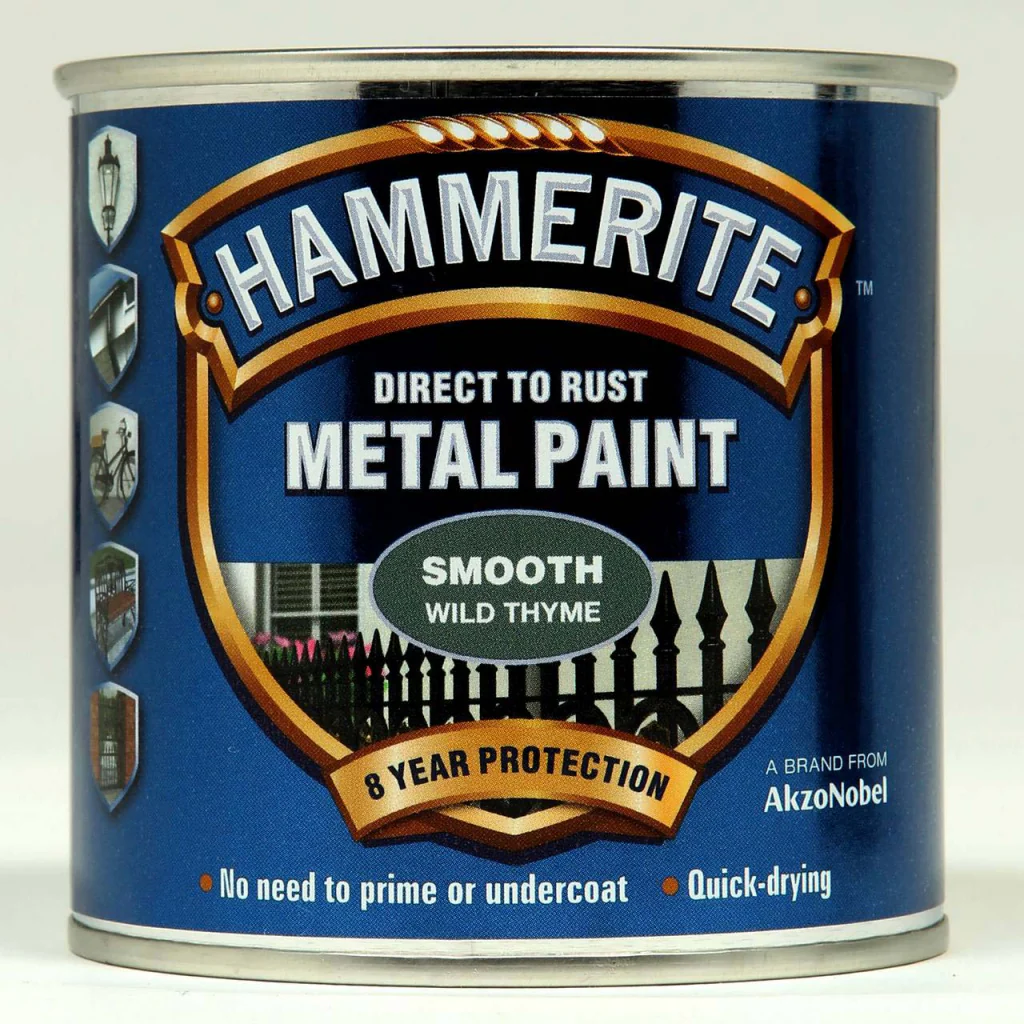 Hammerite Metal Paint Smooth 250ml - Wild Thyme