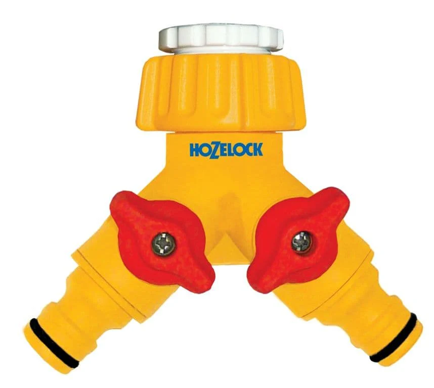 Hozelock Dual Tap Connector - 2 Connectors
