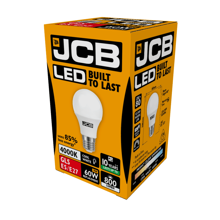 JCB LED A70 - 10W E27 Boxed