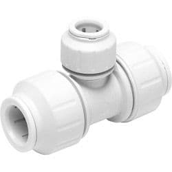 JG Speedfit Reducing Tee Connector - White - 22mm x 15mm x 15mm 5 Pack
