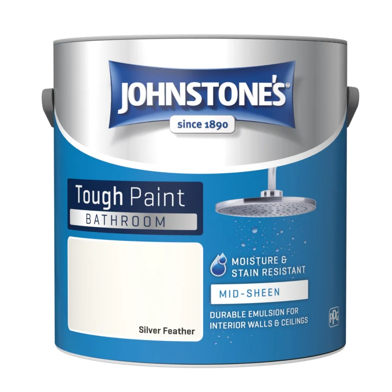 Johnstone's Bathroom Midsheen 2.5L - Silver Feather