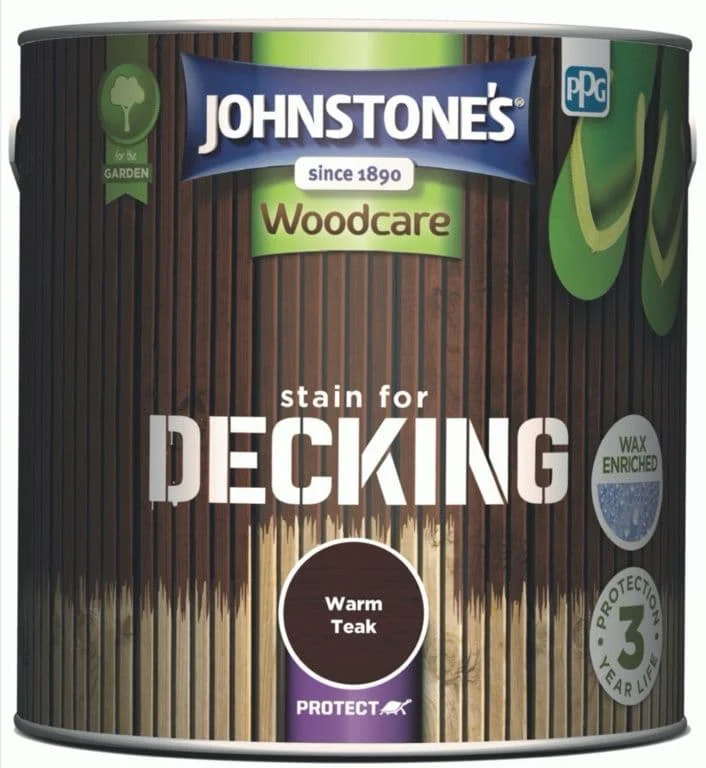 Johnstone's Decking Stain 2.5L - Warm Teak