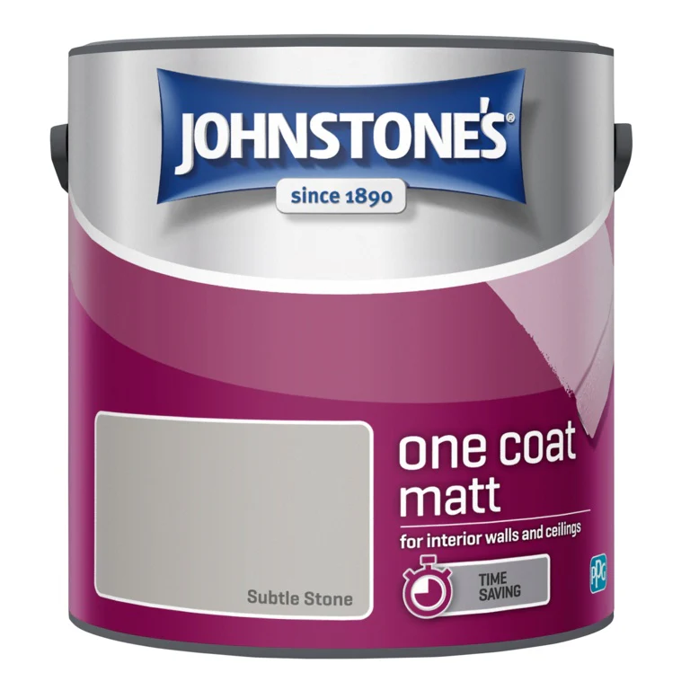 Johnstone's One Coat Matt 2.5L - Subtle Stone