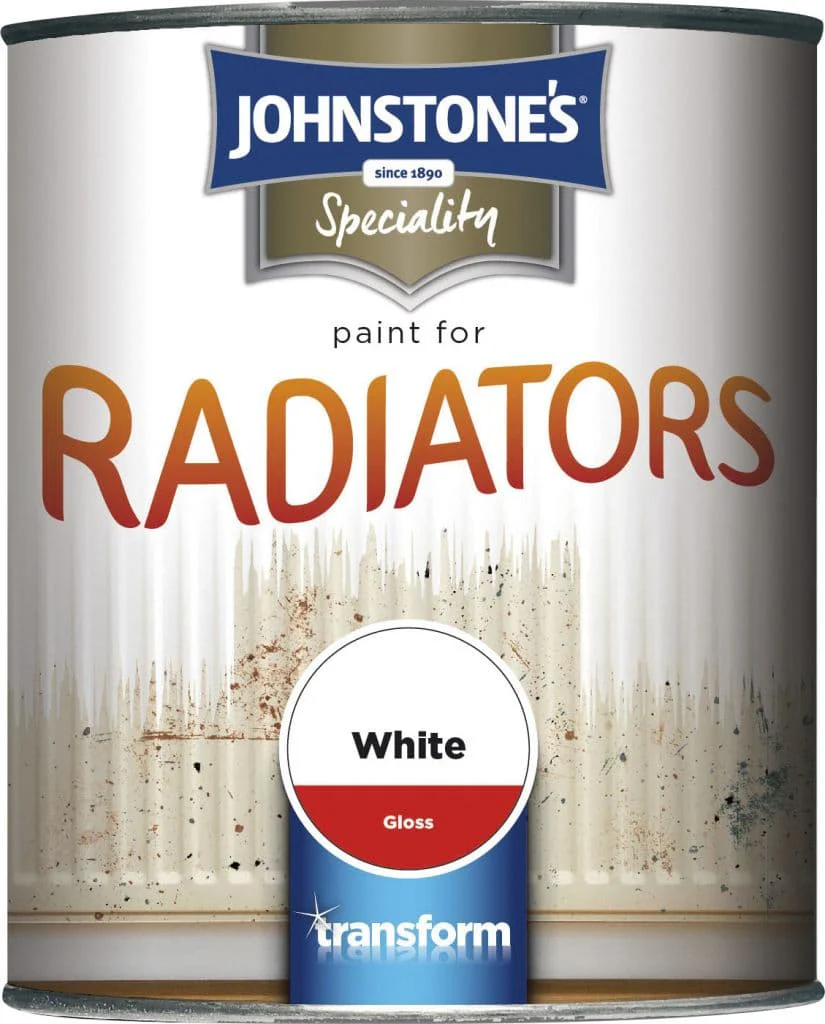 Johnstone's Paint For Radiators - 750ml White Gloss