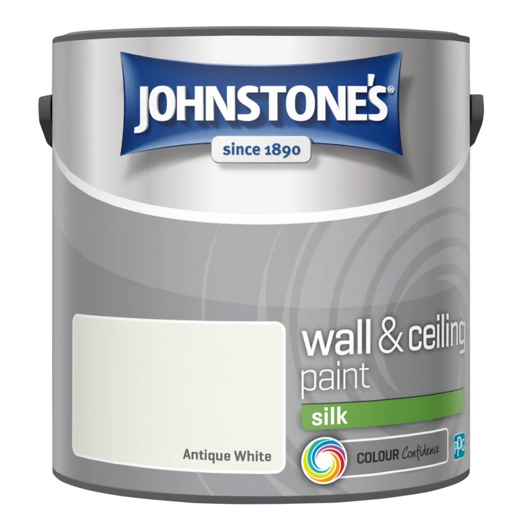 Johnstone's Wall & Ceiling Silk 2.5L - Antique White