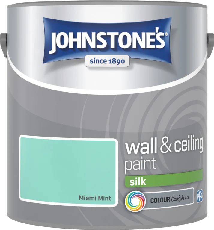 Johnstone's Wall & Ceiling Silk 2.5L - Miami Mint