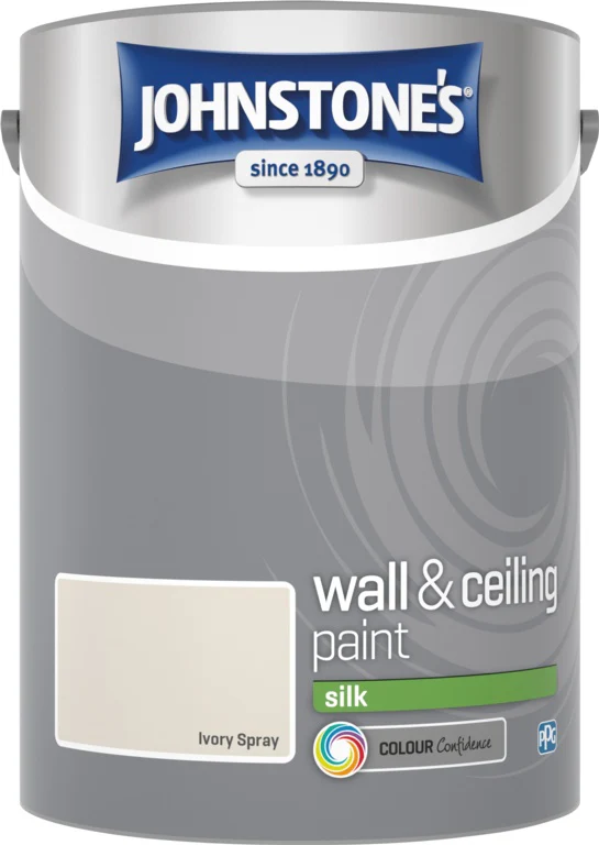 Johnstone's Wall & Ceiling Silk 5L - Ivory Spray