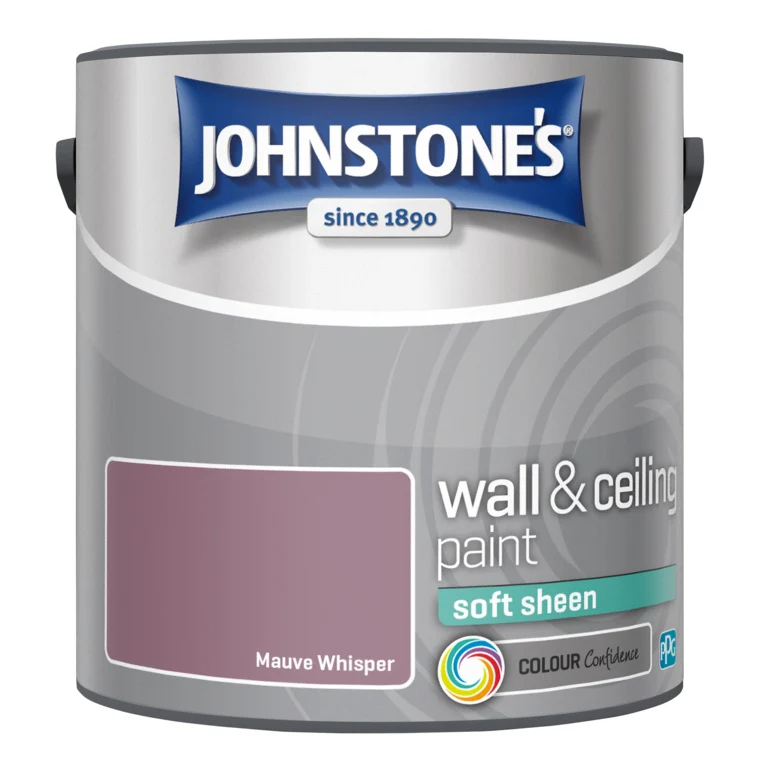Johnstone's Wall & Ceiling Soft Sheen 2.5L - Mauve Whisper