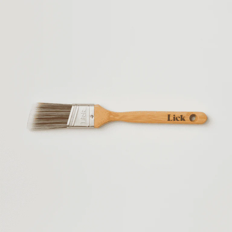 LickTools Eco Bamboo Handle Angle Sash Brush - 1.5"
