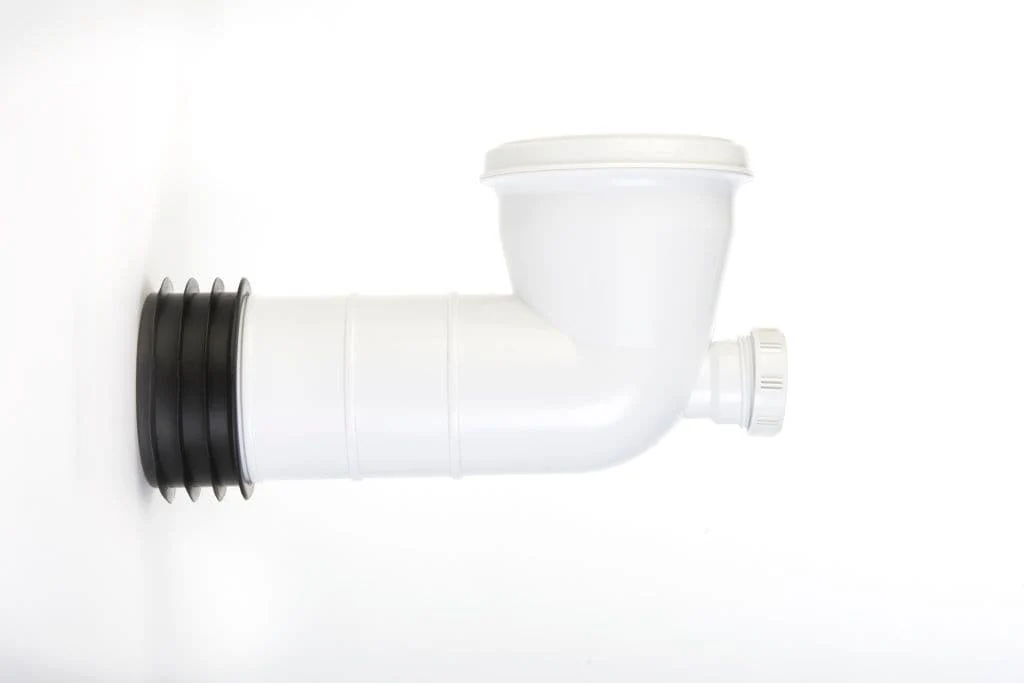 Make WC Pan Connector With Access Hole & 90 Degree Bend
