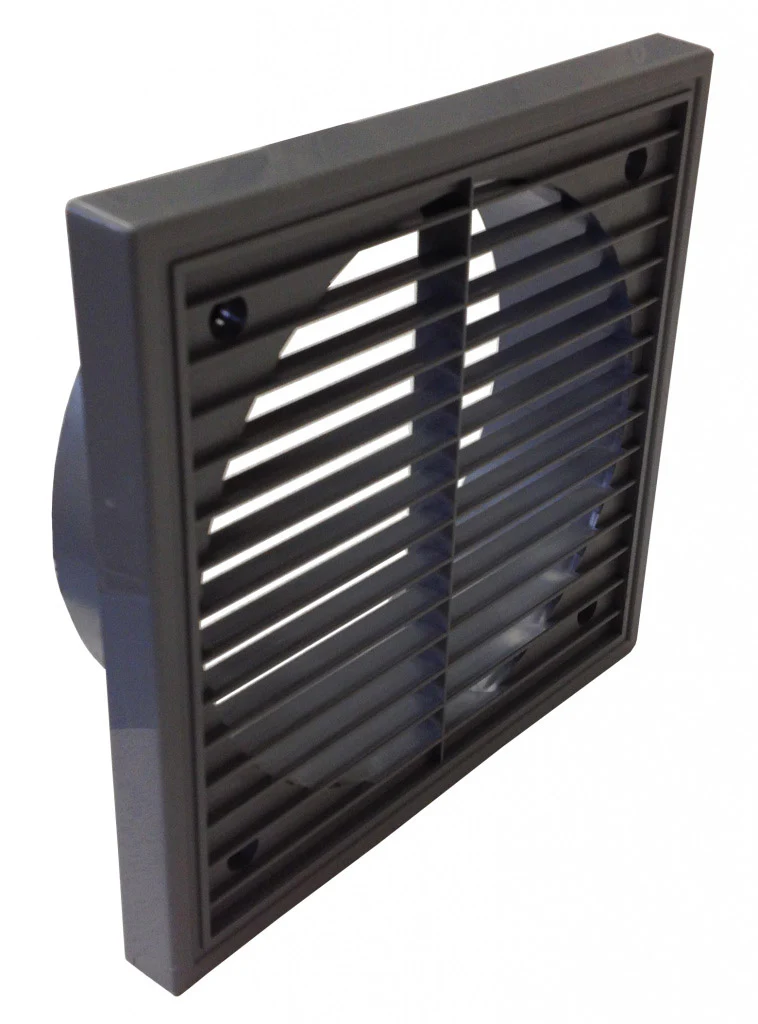 Manrose Fixed Grill + Spigt 6" - Grey