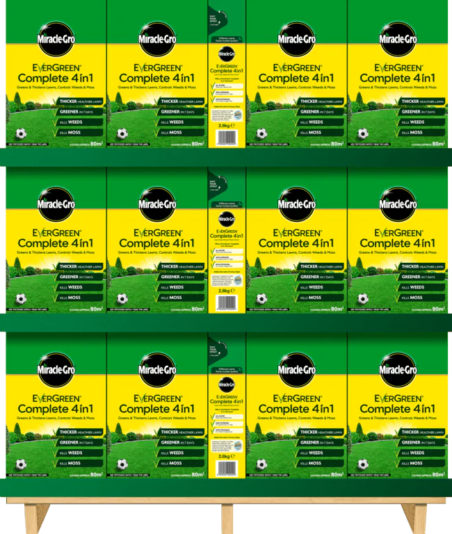 Miracle-Gro® Evergreen Complete 4 in 1 - Display Unit