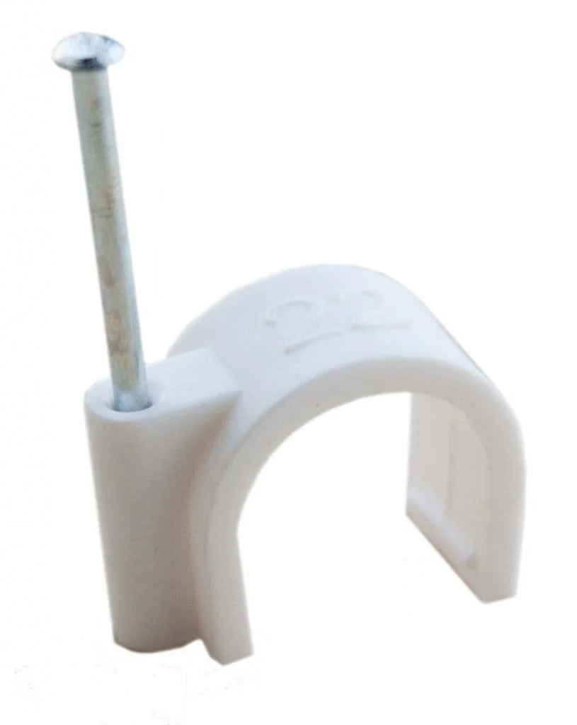 Oracstar Pipe Clip Nail In - 22mm (Pack 100)