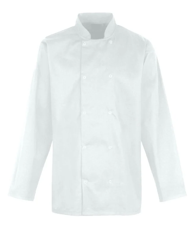 Orbit Fusion Long Sleeve Chefs Jacket White - Small