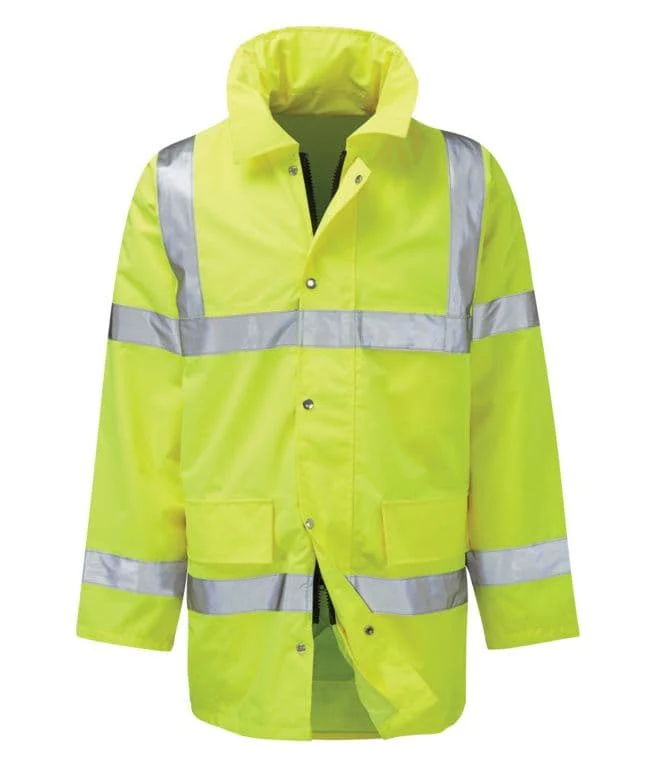 Orbit Geraint EN471 Hi Vis 3/4 Coat - Large