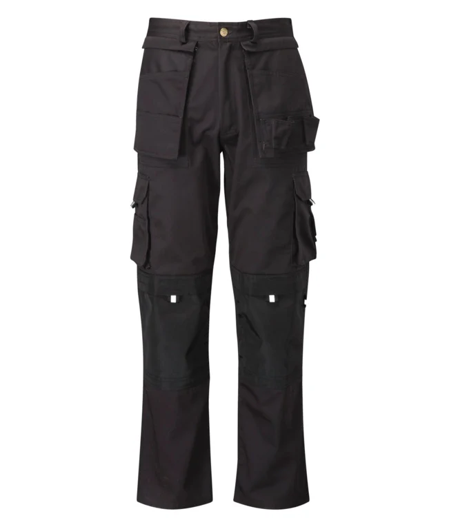 Orbit Pro Black Multi Pocket Trousers - 34R