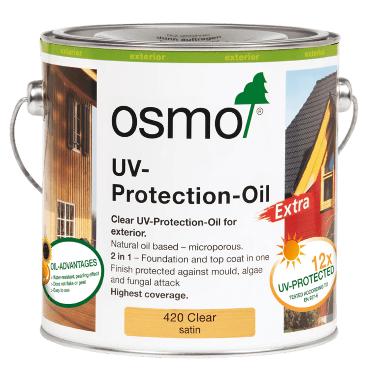 Osmo UV Protection Oil Extra Clear - 2.5L Satin