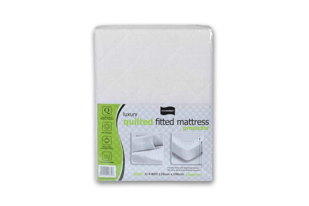 Ottoman Quilted Mattress Protector - 3/4 Bed Size