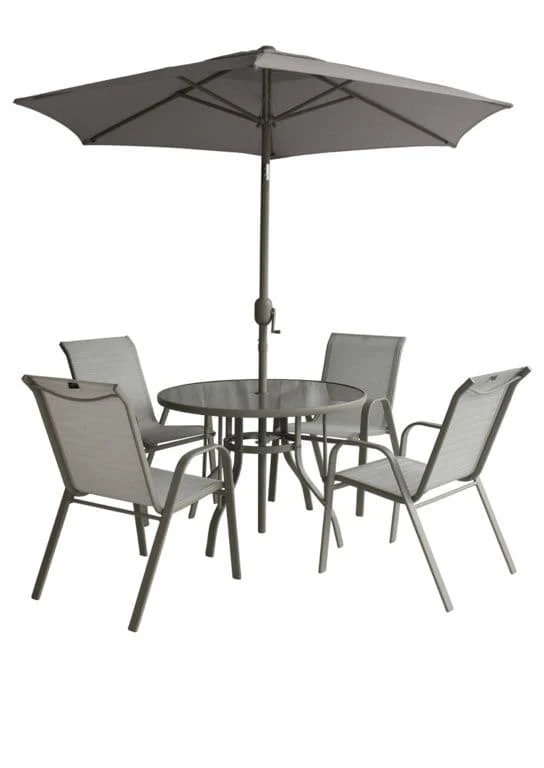 Pagoda Capri 4 Seat Dining Set