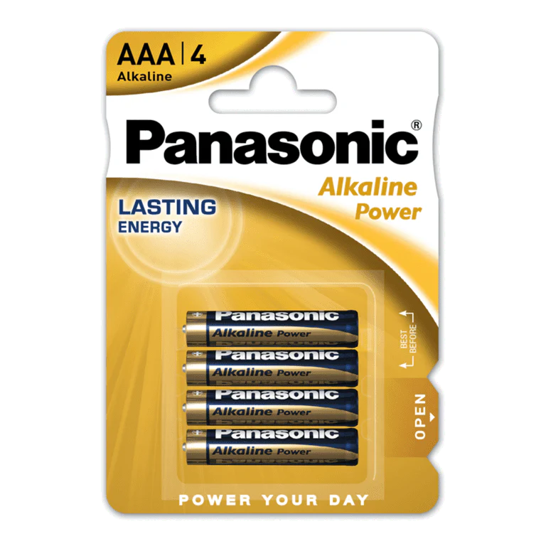 Panasonic Alkaline - AAA Pack 4