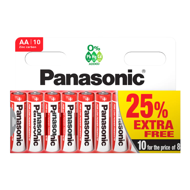 Panasonic Red Specials AA Pack 10 - R6RB10
