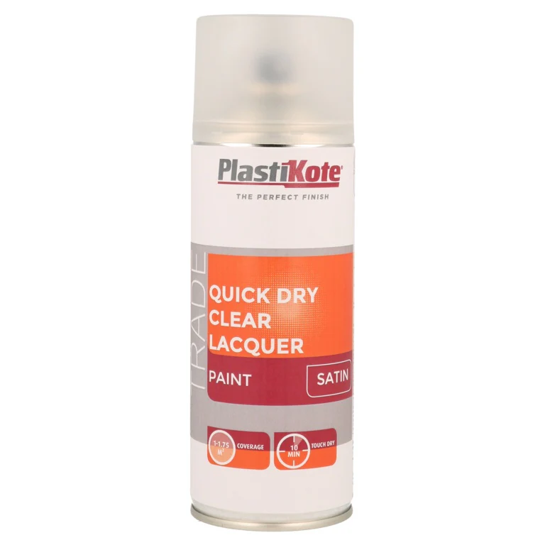 PlastiKote Quick Dry Clear Lacquer 400ml - Satin