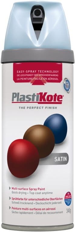 PlastiKote Twist & Spray Paint 400ml - Baby Blue Satin