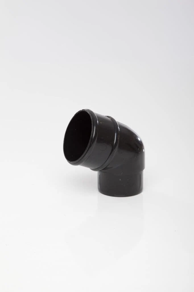 Polypipe 112 1/2 Degrees Offset Bend - 68mm Black