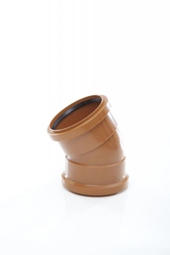 Polypipe Double Socket Bend - 30 Degrees