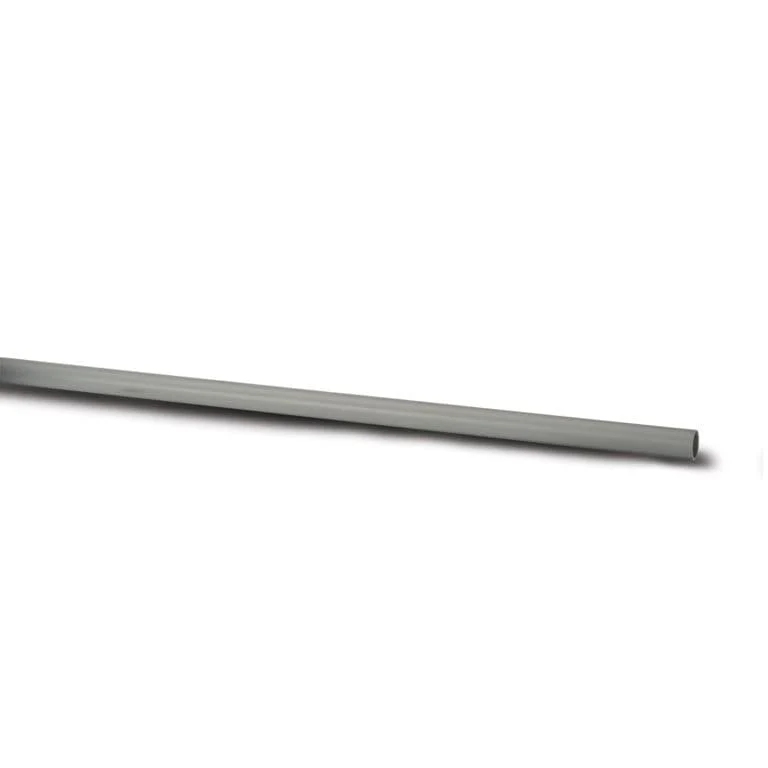 Polypipe Overflow Pipe - 3m Grey