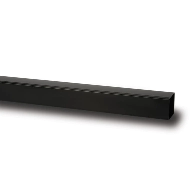 Polypipe Square Downpipe - 4.0m Black