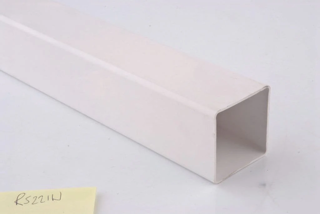 Polypipe White Square Downpipe - 4m