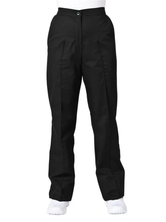 Pr Fabrics Ladies Black Trousers - 20R