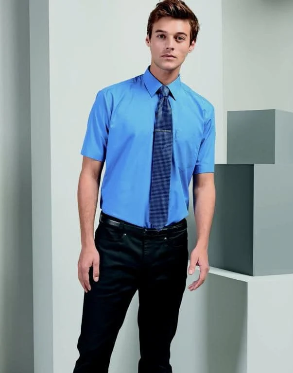 Prestige Black Short Sleeve Shirt - Sz 15.5