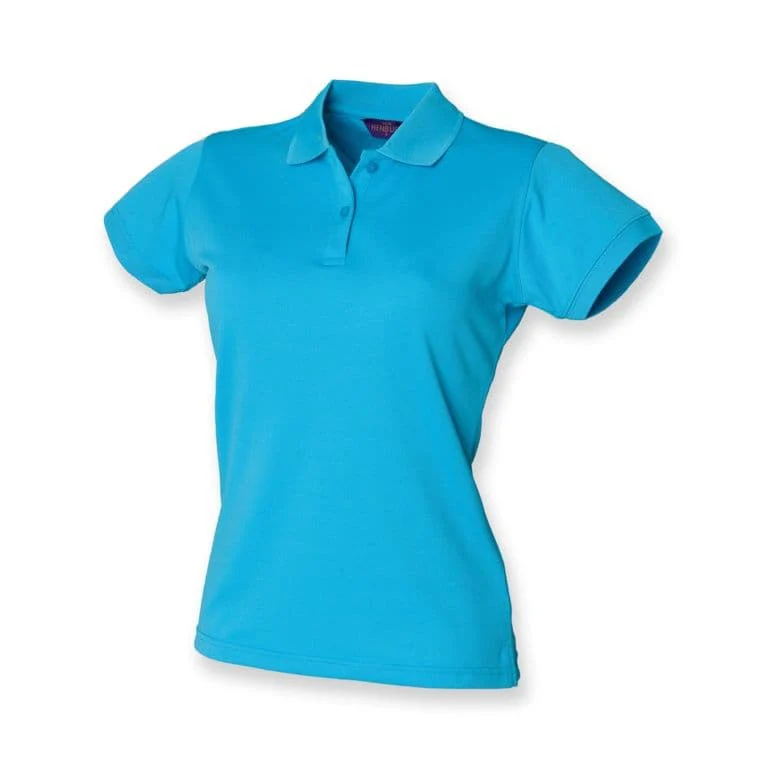 Prestige Ladies Henbury Polo Turquoise - XLarge