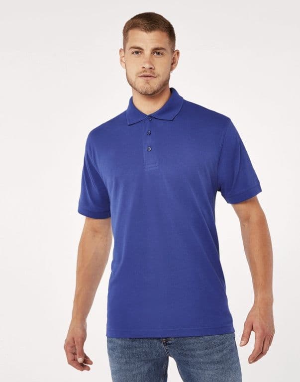 Prestige Mens Klassic Superwash Polo Black - Medium