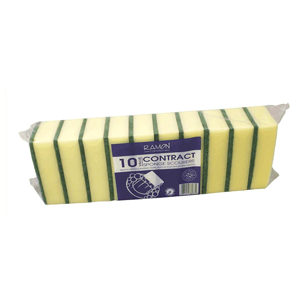 Ramon Contract Sponge Scourers - Pack 10