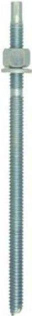 Rawlplug Metric Threaded Rods With Flat Head Zinc - 20X300