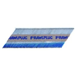 Rawlplug Paper Collated Nails With Fuel Cell Ring Galv - 2.8X63