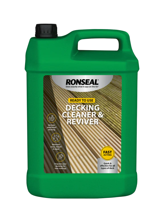 Ronseal Decking Cleaner & Reviver - 5L Ready To Use