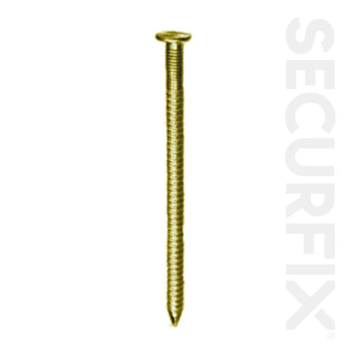 Securfix Annular Ring Nails Gold 30mm - 2.5kg