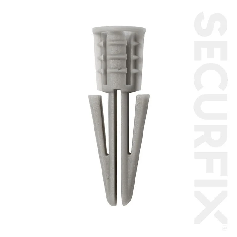 Securfix General Purpose Plasterboard Plugs - 12 Pack
