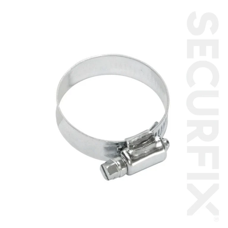 Securfix Hose Clip 35-50mm Zinc Plated - 5 Pack