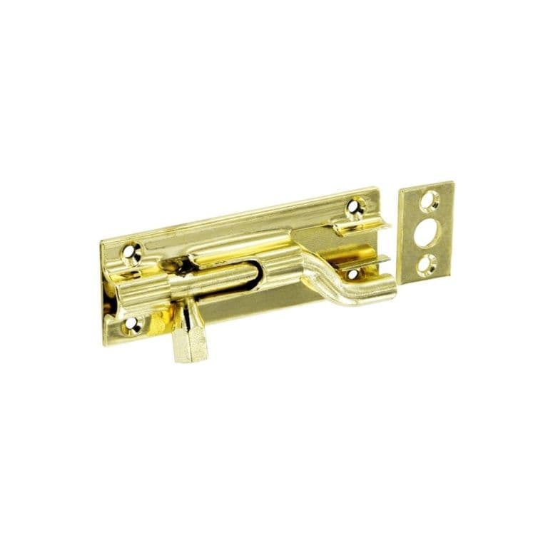 Securit Brass Necked Bolt 1" Wide - 75mm