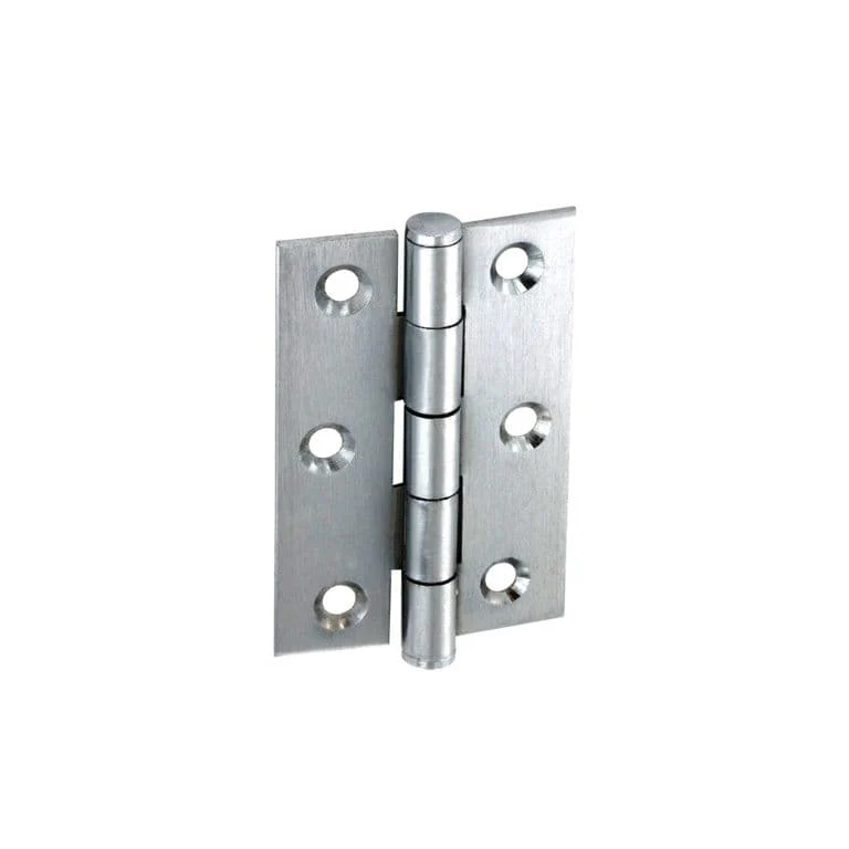 Securit Button Tip Butt Hinges - 75mm SCP
